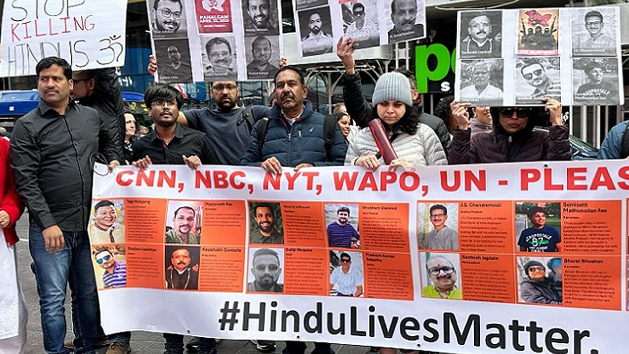 Times Square Tribute to Pahalgam Attack Victims