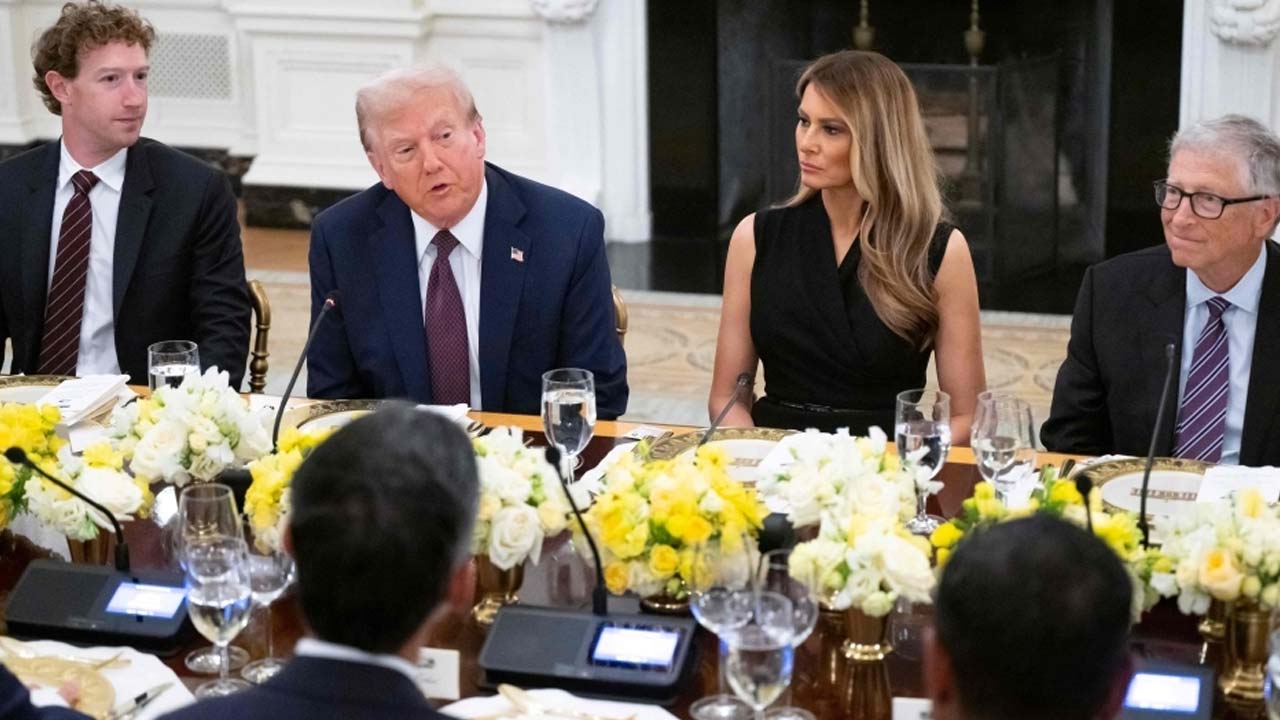 Trump Welcomes Tech Giants For AI Talks, Musk Missing