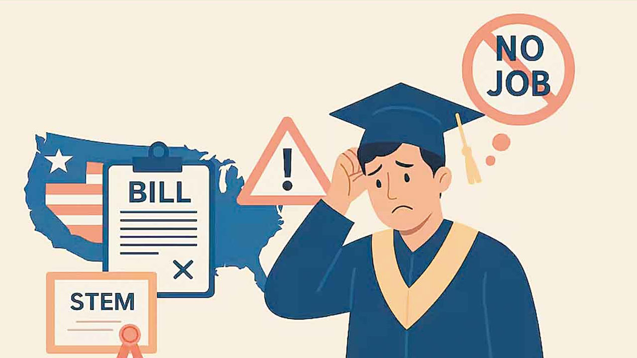 Uncertainty Looms Over Indian Students in the U.S. Amid OPT Program Threat and Rising Costs