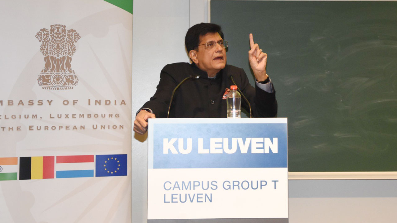 Union Minister Piyush Goyal Encourages Indian Diaspora in Belgium to Stay Connected to Their Heritage