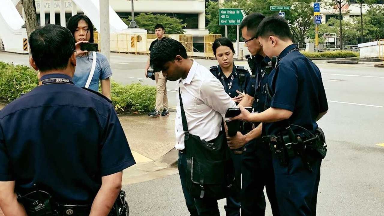 Visitors were brought to the room. Indian youth sentenced to five years in prison in Singapore
