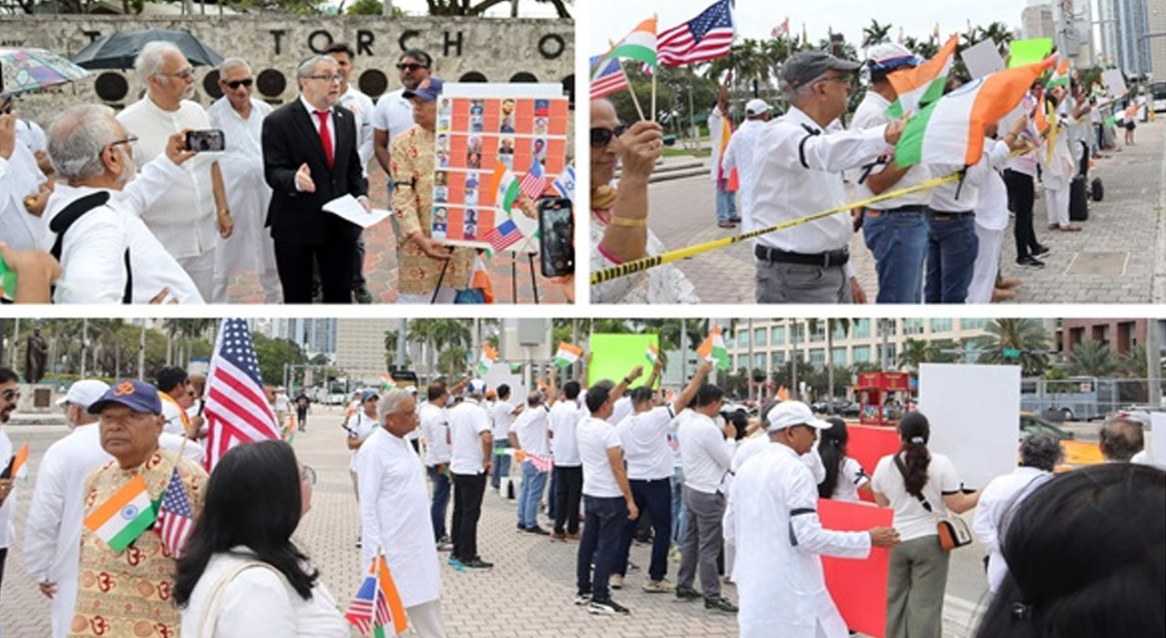 Miami Protest Highlights Hindu Killings in Kashmir